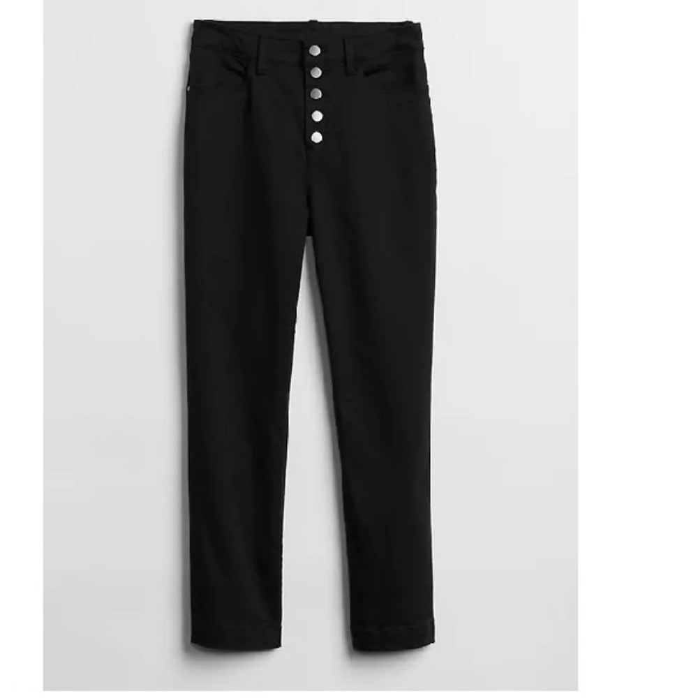 NWT Gap High Rise Crop Kick Pants 6 Blue c661 - Picture 5 of 6
